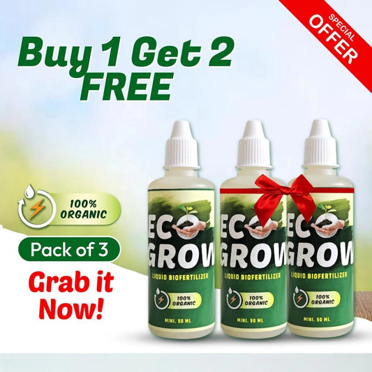Ecogrow 100% Organic Plant Boost Biofertilizer Buy 1 Get 2 Free